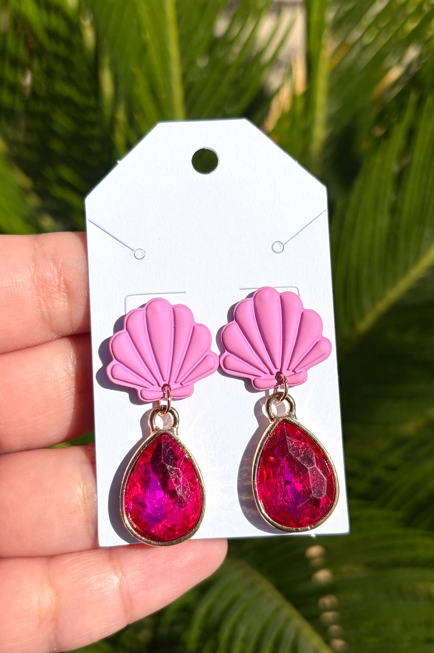 Seashell earrings