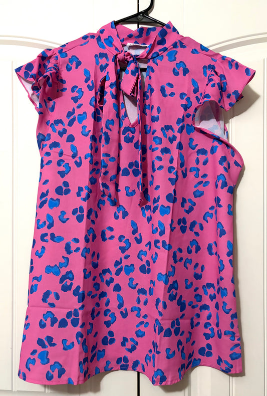 Tie front blouse