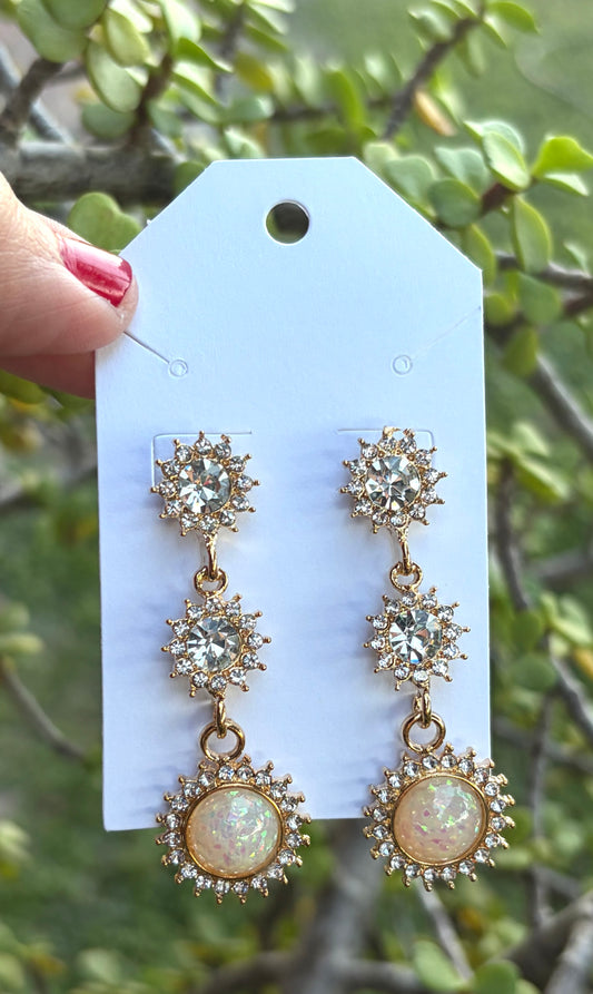 Star trio earrings