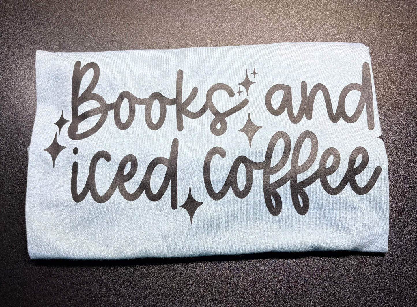 Books & iced coffee tshirt